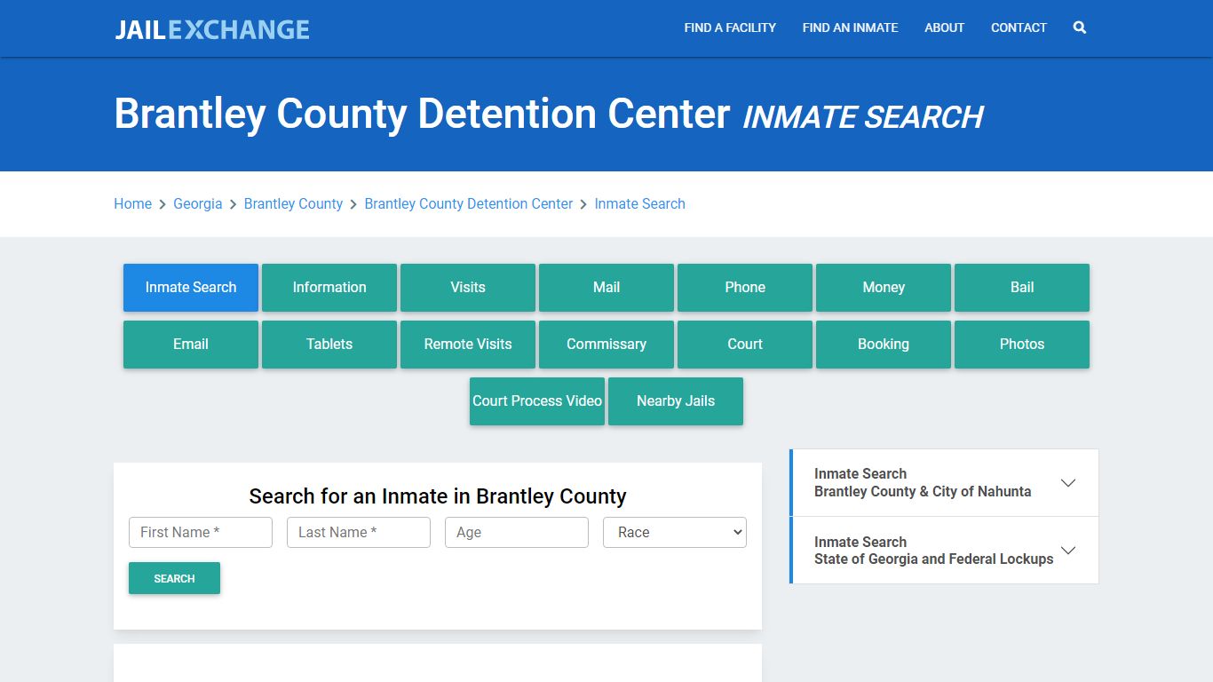 Brantley County Detention Center Inmate Search - Jail Exchange